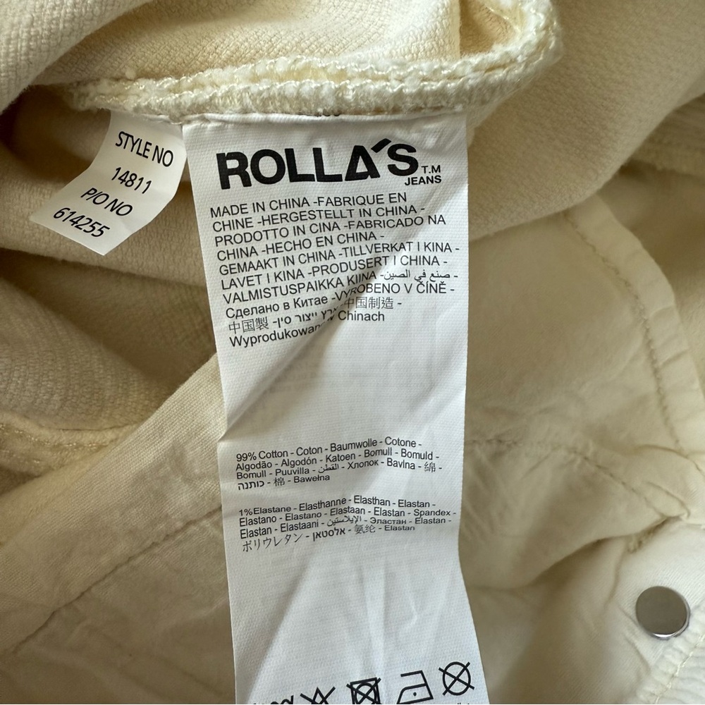 NWT Free People Rolla's Dallas Low-Rise Bootcut Corduroy Pants Size 26 - Picture 14 of 14